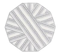 MOBUTOFU Microfiber Mop Pads 5Pcs with Hard Bristle Stripes for Floor Cleaning Flat Spray Mop Replacement for Wood and Tile Surfaces