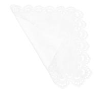 MOBUTOFU Microwave Protective Cover Square Lace Border Dustproof Fabric Protector for Kitchen Appliances Reusable Nordic Style Dust Cover for Microwave Oven Countertop