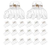 MOBUTOFU Mini Octopus Hair Claw Clips for Women Plastic Mini Hairpin with Smooth Bottom and UV Resistant Design Hair Styling Tool