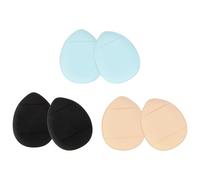 MOBUTOFU Mini Powder Puff Random Color Hydrophilic Polyurethane with Strap Soft Washable Makeup Tool 6pcs Pressed Powder Sunscreen Application for Face and Body