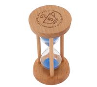 MOBUTOFU Mini Sand Timer Hourglass for Boys and ’ Tooth Brushing 5-Minute Wooden Sandglass Timer Safe Materials for Home and Bathroom
