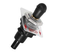 MOBUTOFU Mower Toggle Switch Electrical Toggle Switch Sturdy Design Steel Material Versatile Use Replacement Part for Chainsaw and Lawn Mower