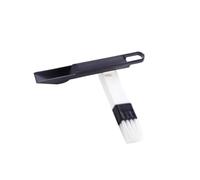 MOBUTOFU Multi-purpose Kitchen and Window Cleaning Brush with Dustpan, Drawer and Door Gap Cleaner, Black, for Tile and Corner Scrubbing in Household Use