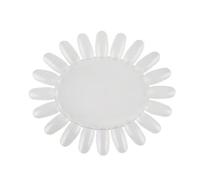MOBUTOFU Nail Art Display Board 10pcs for Displaying Nail Polish Colour and Designs Sunflower Shaped Made of Sturdy Hard Acrylic Suitable for Professional and Personal Use Suitable for