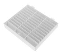 MOBUTOFU Nail Cosmetic Display Case Box Tip Organizer with Grids Acrylic Dustproof to Keep Desktop Tidy for Fake Nails and Tiny Things for Manicure