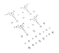 MOBUTOFU Nail Gems Face Jewels Stickers Wear Versatile Application Resin Plastic Jewelry-like Sparkle Shapes Festival Makeup Decoration