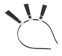 MOBUTOFU Novelty Exclamation Mark Headband Black Cloth Funny Symbol Headband with Unique Design Secure Fit Easy to Use for Party Supplies and Occasion