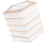 MOBUTOFU Origami Paper Lamp Shade with Smooth Surface and Good Texture, Bamboo and Paper Material Ceiling Light Cover for Home and Housewarming, Simple Structure Design