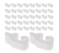 MOBUTOFU Pet Playpen Connectors and Small Animal Fence Assembly Plastic 48pcs White for DIY Modular Cage Compatible Design Quick Assembly for Home Storage Organisation