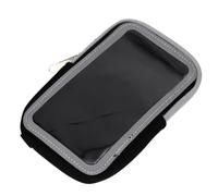 MOBUTOFU Phone Cellphone Armband Bag with Running Armband Neoprene Good Elasticity Water Protection, Black Sports Mobile Arm Bag for Keys and Money, Outdoor