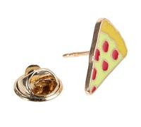 MOBUTOFU Pizza Brooch Pin Food Brooch Cute Zinc Alloy Enamel Enamel Finish Versatile Use Pins for Everyday Use Accessory