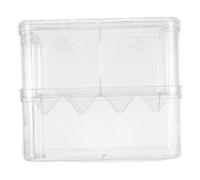 MOBUTOFU Plastic Fish Breeding Box with Suction Cups for Effective Separation and Observation Window Suitable for Fish Fry in Aquariums