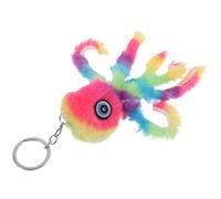 MOBUTOFU Plush Octopus Keychain Charm Lightweight Bag Hanging Ornament Cute DIY Keyrings Decorative Pendant for and Home Decor