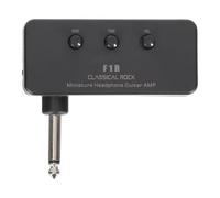 MOBUTOFU Portable Acoustic Guitar Loudspeaker Mini Amplifier for Electric and Bass Guitar with Headphone Jack Outdoor Speaker for Street and Band Performance Abs Material Compact Design