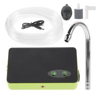 MOBUTOFU Portable and 3l/min Oxygenation Rate Induction Charging Oxygen Small Three-in-one Pump with 2000ma Capacity for Fish Tanks for Mixing Bait and Wild Fishing Outdoors