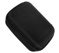 MOBUTOFU Portable Black Eva Zipper Storage Bag for Travel and Medical Use, Sturdy and Easy to Carry Compact Storage Pouch with Creative and Simple Design for Medication and Tool