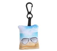 MOBUTOFU Portable Keychain Eyeglass Cleaning Cloth for Glasses with Soft Fabric Material, Lightweight and Sturdy, for Spectacle Lens Cleaning on The Go