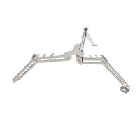 MOBUTOFU Portable Metal Camping Gas Tank Stand Bracket for Outdoor Hiking Picnic Lightweight Compact Gas Canister Holder with Stable Support Rack for Camping Stove Safety