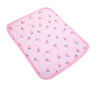MOBUTOFU Portable Pet Cooling Mat for Dogs and Cats with Foldable Design, Chilled Silk and Anti-slip Cotton Material, Rectangular Summer Cooling Cushion for Home the Go Use