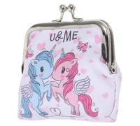 MOBUTOFU Portable Purse for Women and Metal Zipper with PVC Material Small and Practical Purse Featuring A Lovely Pattern, for Travel Use and Outdoor Activities
