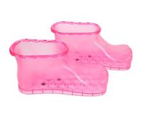 MOBUTOFU Portable PVC Foot Soaking Shoes High Tub Foot Bath Basin for Men and Women Durable Home Spa Boots for Relaxing Easy to Use Wash Basin for Indoor Outdoor Use