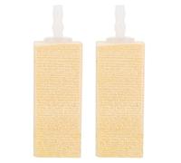 MOBUTOFU Protein Skimmer Small Size Wood Bubbler 2pcs for Marine Aquariums with Oxygen Replacement Function, Lightweight Wooden Air Stone and Simple Appearance Design for Fish Tank
