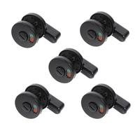 MOBUTOFU Public Toilet Privacy Indicator Door Lock 5Pcs Plastic Locks with Occupied Vacant Display for Bathroom Cubicle Doors in Shopping Centres