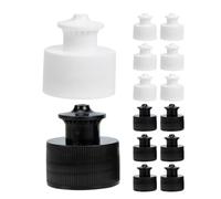 MOBUTOFU Push Pull Replacement Bottle Caps Portable Water Bottle Caps Leak-Proof Sealing Sturdy for Outdoor Recreation Fitness Activities 30Pcs