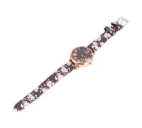 MOBUTOFU Quartz Watch for Women Lady Blossom Pattern Fashionable and Practical for Daily Wear