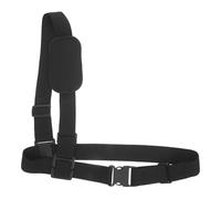 MOBUTOFU Radio Chest Harness Strap - Body Worn Camera Single Shoulder Harness with Elastic Band and Buckle - Interphone Chest Strap for Event Police Firefighter