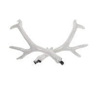 MOBUTOFU Realistic Beige Plastic Deer Antler Headpiece for Christmas and Holiday Decorations, Lightweight and High Realism Antlers for DIY Cosplay, Photo Booth, and Festive Party Props