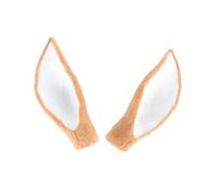 MOBUTOFU Realistic Deer Ear Hairbands with Artificial Wool and Plastic Material, DIY Handiwork Project for Festival Party Accessories, Creative and Unique Deer Ear Clip Decoration