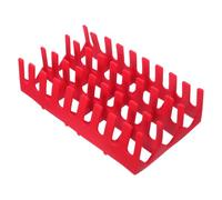 MOBUTOFU Red Silicone Mailbox Insert Tray 7x4.2 Inch Waterproof Elevated Design Rectangular Mailbox Liner Replacement Protecting Parcels and Letters