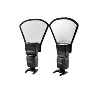 MOBUTOFU Reflector Camera Flash 2pcs Softbox Diffuser with Pu and Reflective Material, Multi-purpose for Reducing Hard Background Shadows Photography for Outdoor