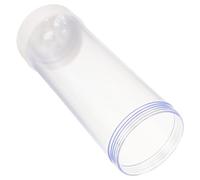 MOBUTOFU Replacement Waste Water Container for First-gen Small Bubble Machine Transparent Anti-leak Facial Jar with Tight Lid Disassemble Nutrient Liquid Bottle for Salon Skincare Device