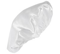 MOBUTOFU Reusable Shower Caps for Women Waterproof Bathing Hat with Elastic Band Comfortable Satin and Peva Material Protect Hair from Getting Wet for Bath and Cooking