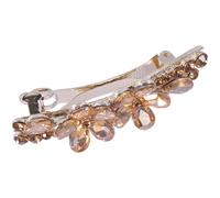 MOBUTOFU Rhinestone Hair Barrette for Women with Strong Zinc Alloy Spring Clip, Dazzling Sparkling Effect Hair Accessory for Prom and Dating, Stylish and Fashionable Design