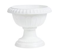 MOBUTOFU Rome Style Porch Planter European Style Flower Pots Outdoor Pp Material Stable Placement Not Easy to Break Simple Appearance Party Decoration