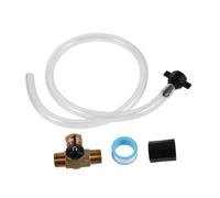 MOBUTOFU Rv Water Heater Hose Replacement Kit and Plastic Pump Converter with Brass Anti-freeze Valve Easy Installation Water Pump Conversion Kit for Camper and Trailer Plumbing Systems