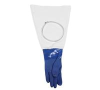 MOBUTOFU Sandblasting Cabinet Rubber Gloves, Heavy Duty Abrasion Resistant | Canvas Rubber Metal Build, Anti-slip Grip, Breathable Structure, for Sanding Tasks and Greasy Handling