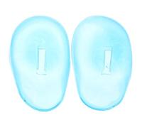 MOBUTOFU Silicone Ear Cover Flexible Hair Dye Protector 2pcs Waterproof Soft Ear Shields for Home Personal Use and Salon Hair Coloring