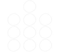 MOBUTOFU Silicone Glasses Repair Gaskets Kit Simple White Eyeglass Install Tool 10pcs with Anti-Crack Design for Lenses and Glasses for Personal Use