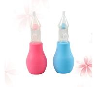 MOBUTOFU Silicone Nasal Aspirator Soft Material that Doesn't Damage Nose 2pcs Lightweight and Safe Nose Cleaner Device for Home and Outdoor Use