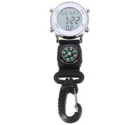 MOBUTOFU Smart Fob Watch and Scratch-Resistant Glass with Clip Design Silver Nylon Multipurpose Electronic Pocket Watch for Hospital and Mountain Climbing Use