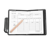 MOBUTOFU Soccer Referee Cards Multi-Function Portable Wallet with Pen for Football Match Recording and Coaching Use Red Yellow Cards