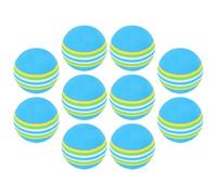 MOBUTOFU Soft Eva Golf Practice Balls Colourful Balls Suitable for Indoor Environments 10pcs Chew-resistant for Indoor Golf Training and Pet Play Safe for Cats and Dogs