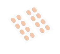 MOBUTOFU Soft Sponge Nose Pads for Eyeglasses with Self-adhesive Non-slip Design, Compatible with Plate Optical Frames and Plastic Frames, 10pcs Pack for Comfortable Daily Wear