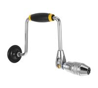 MOBUTOFU Steel Hand Crank Drill for Wood and Walls with Sturdy and Reliable Structure, Multifunctional Hole Punch Tool Suitable for Jewelry Making and Woodworking Projects