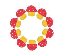 MOBUTOFU Stepping Stones with Playful Mushroom Shape Resin Mushroom Miniature 10pcs Compact and Easy Placement for and Terrarium Decor for Landscaping and Dollhouse
