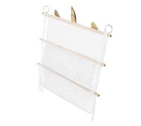 MOBUTOFU Stuffed Animal Storage Cage Wall-Mounted Toy Organizer Foldable Mesh Net for Kids' Room